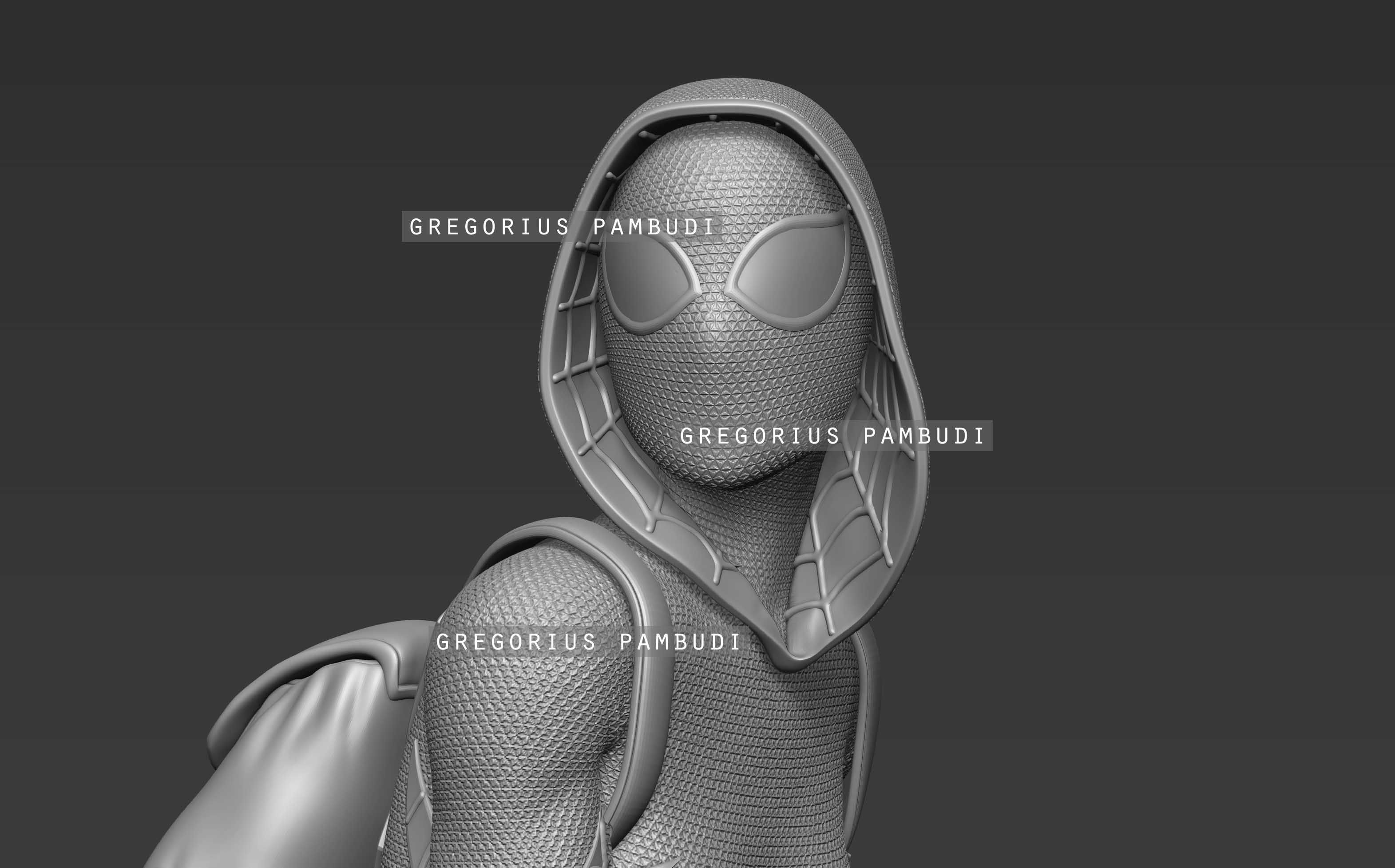 Spider-Gwen Fan Art Statue 3d Printable 3D print model_31