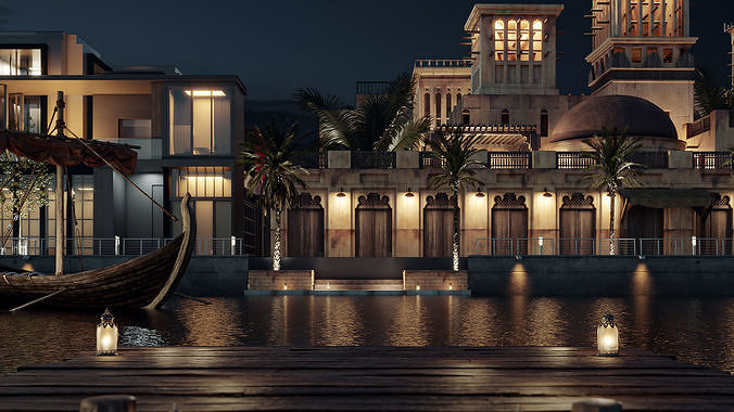 Alseef Dubai 3D model 5