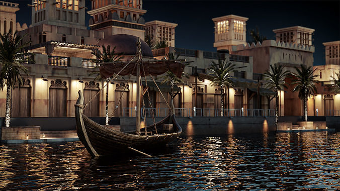 Alseef Dubai 3D model 2
