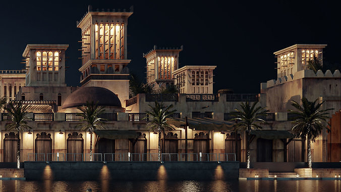 Alseef Dubai 3D model 3