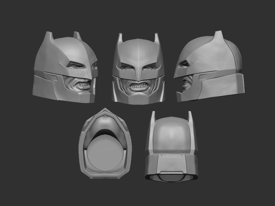 Old Armored Batman 3D print model_2