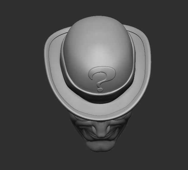 The Riddler - Headsculpt for Action Figure 3D print model_5