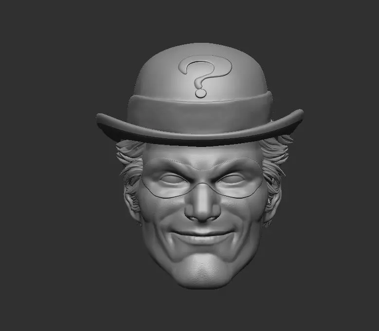 The Riddler - Headsculpt for Action Figure 3D print model_0