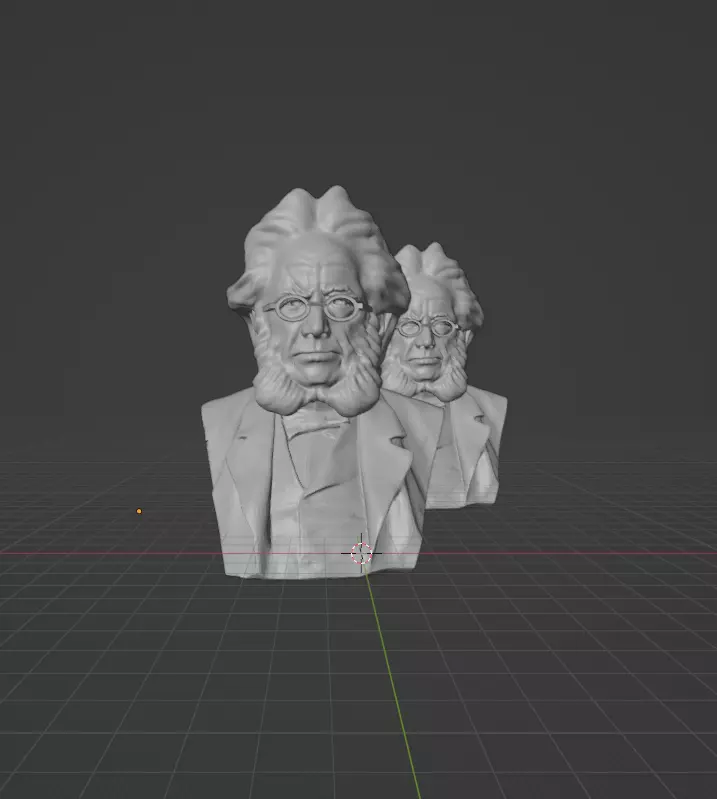 Henrik Ibsen 3D print model