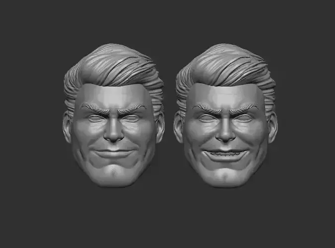 Billy Batson Shazam - Headsculpt for Action Figure