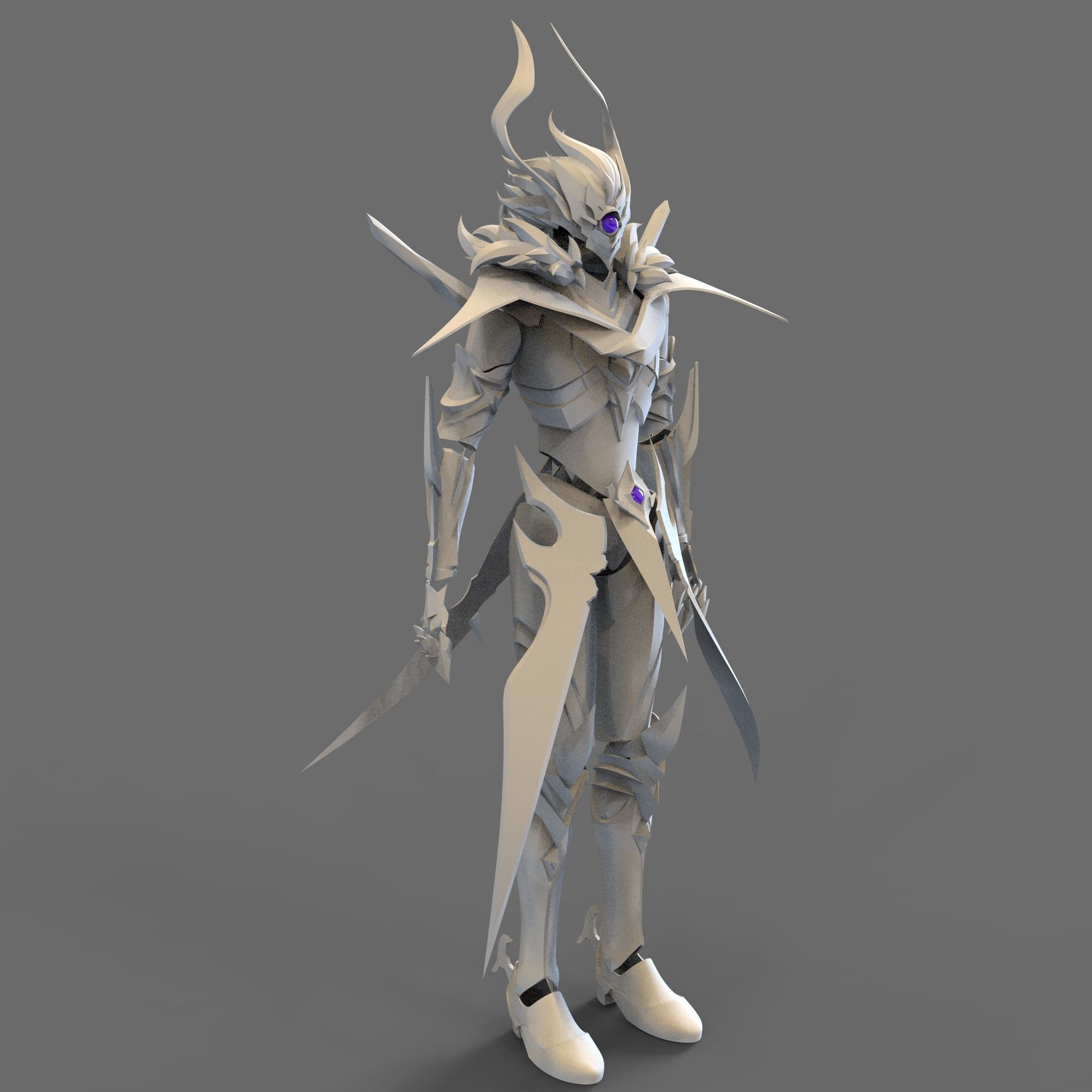 Tartaglia Genshin Impact Full Body Wearable Armor 3D print model_52