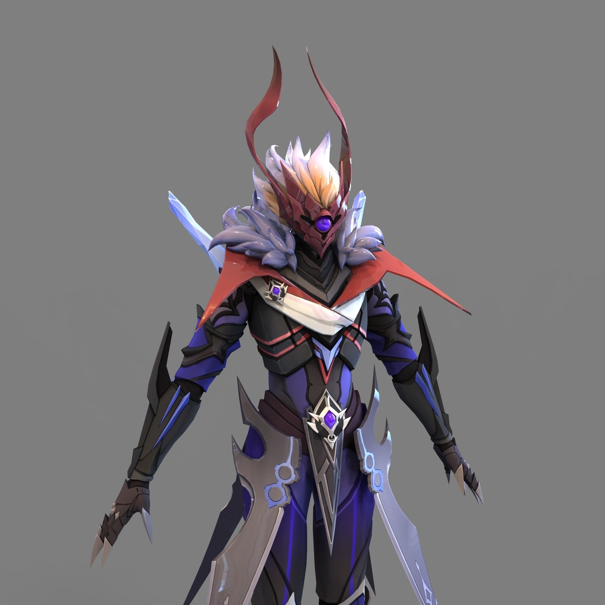 Tartaglia Genshin Impact Full Body Wearable Armor 3D print model_73