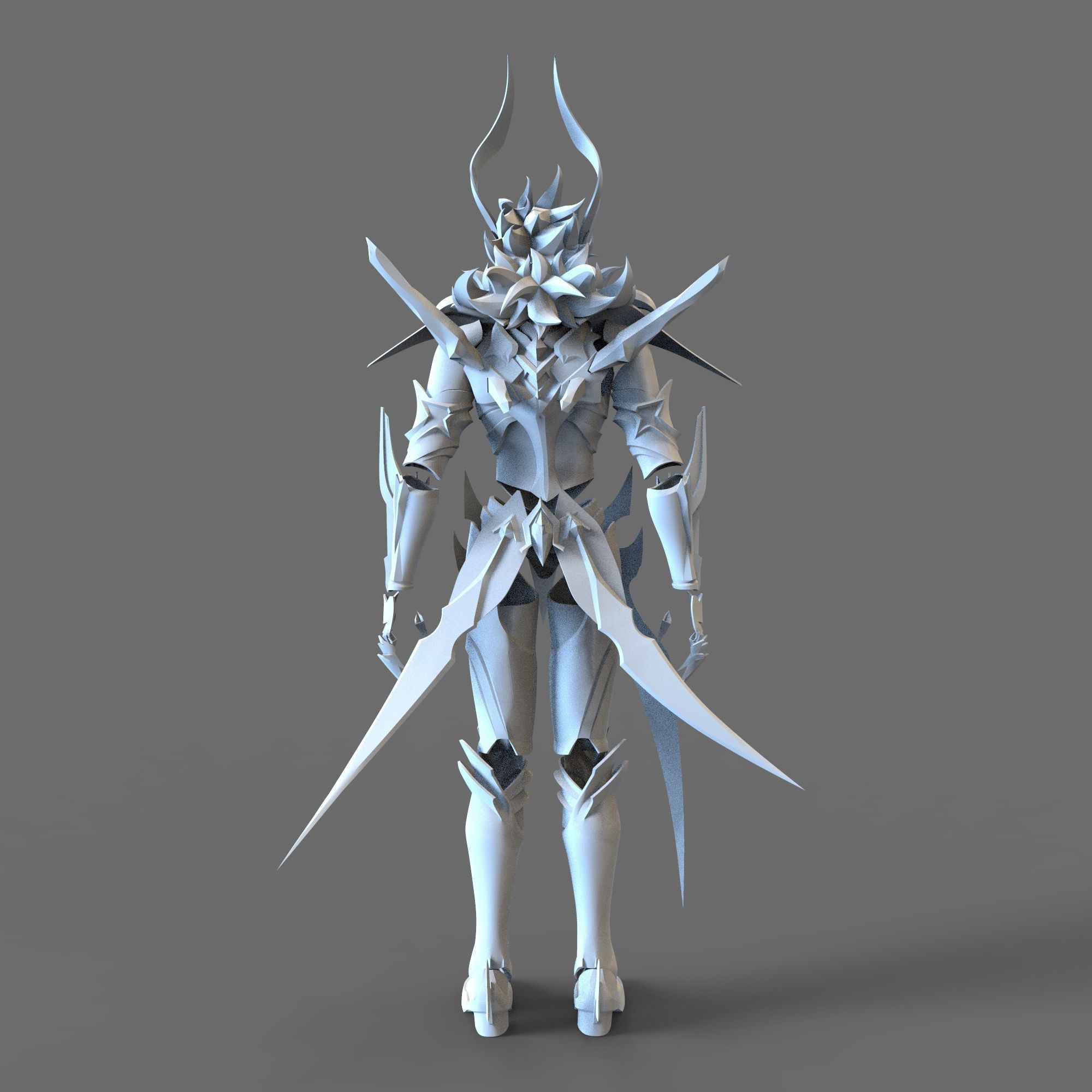 Tartaglia Genshin Impact Full Body Wearable Armor 3D print model_96
