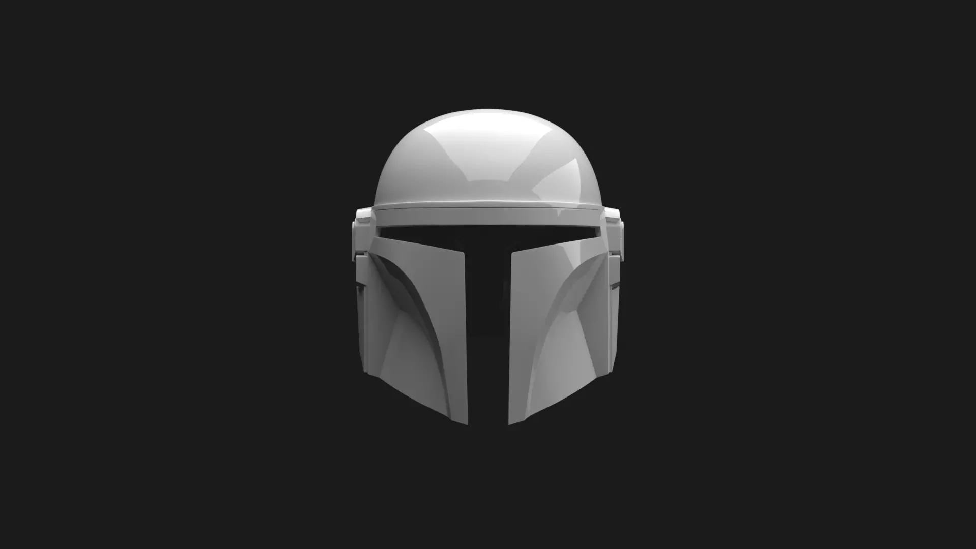 CUSTOMIZABLE MANDALORIAN HELMET 3D print model