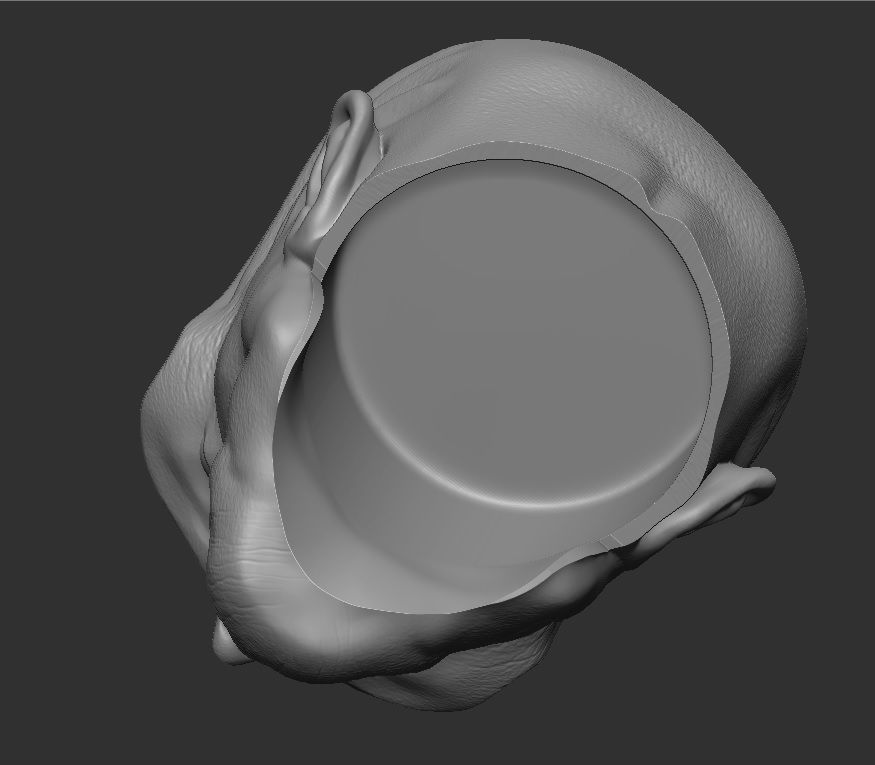 Martian Manhunter - Headsculpt for Action Figures 3D print model_8