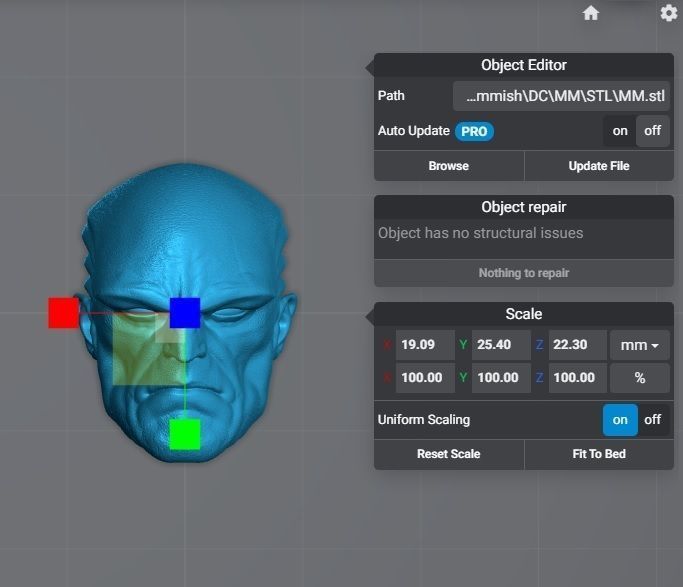 Martian Manhunter - Headsculpt for Action Figures 3D print model_9