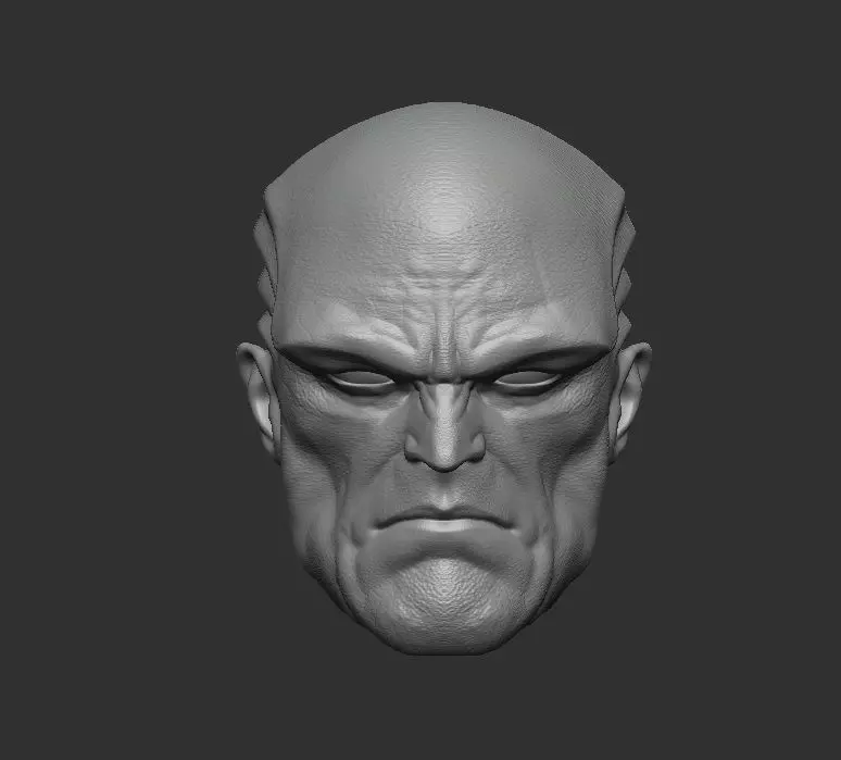 Martian Manhunter - Headsculpt for Action Figures 3D print model_0