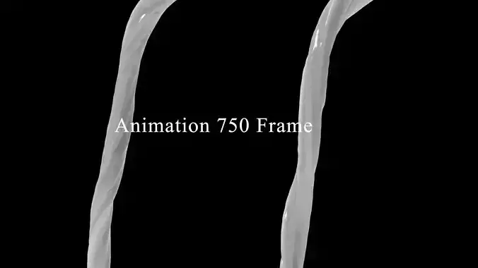 Pouring water SlowMotion v02 3D model