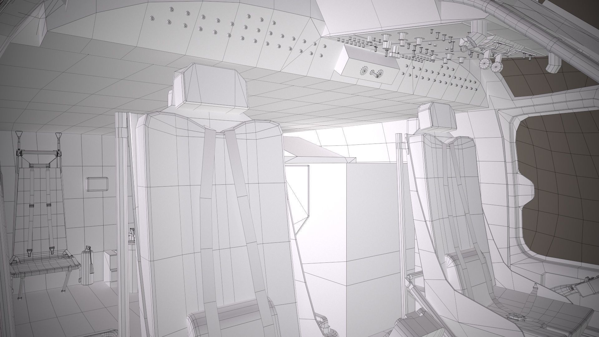 Sikorsky MH-60R Sea Hawk Complex Animation Low-poly 3D model_27