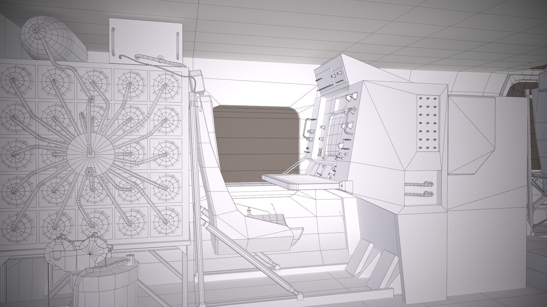 Sikorsky MH-60R Sea Hawk Complex Animation Low-poly 3D model_28