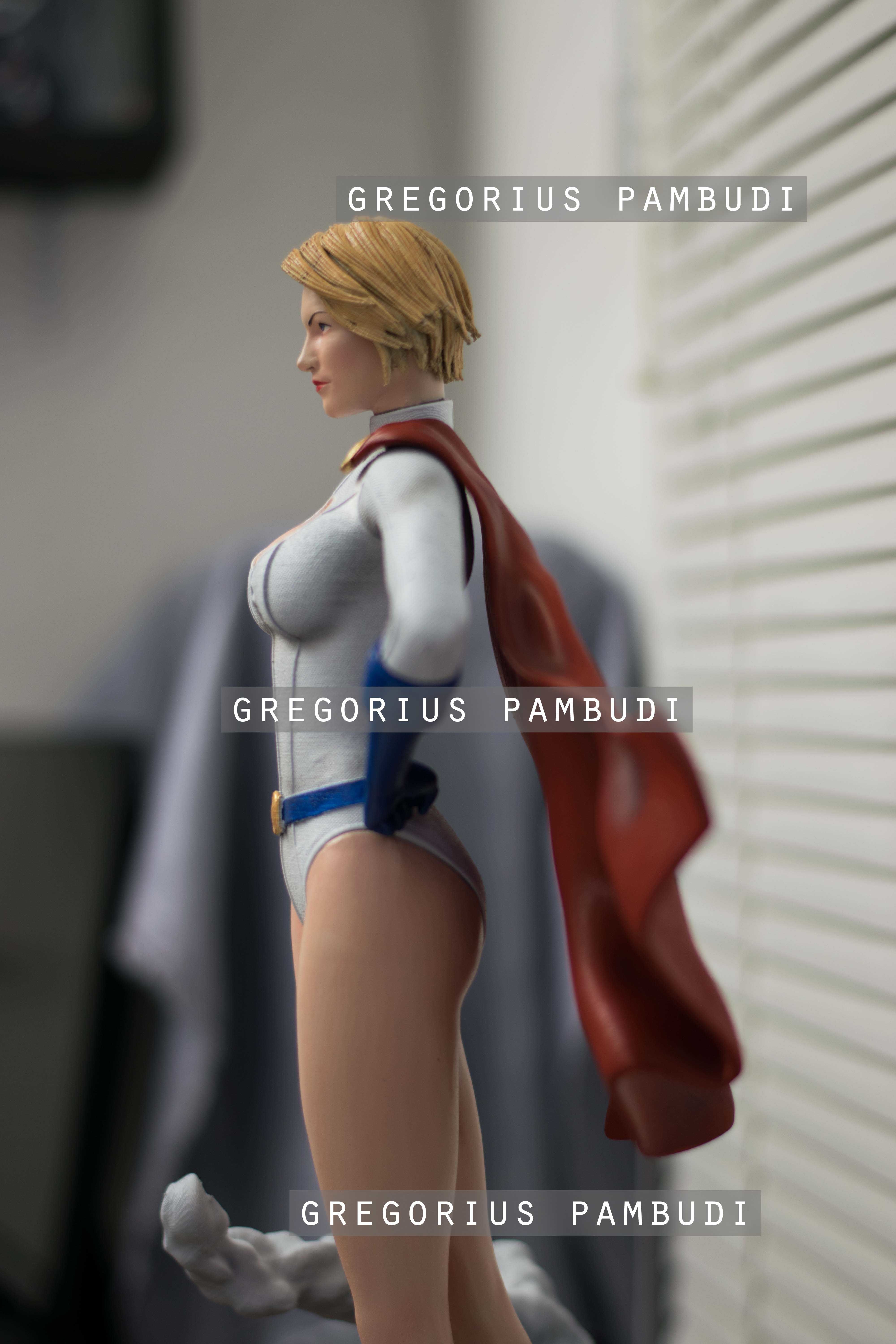 Power Girl Fan Art Statue 3d Printable 3D print model_15