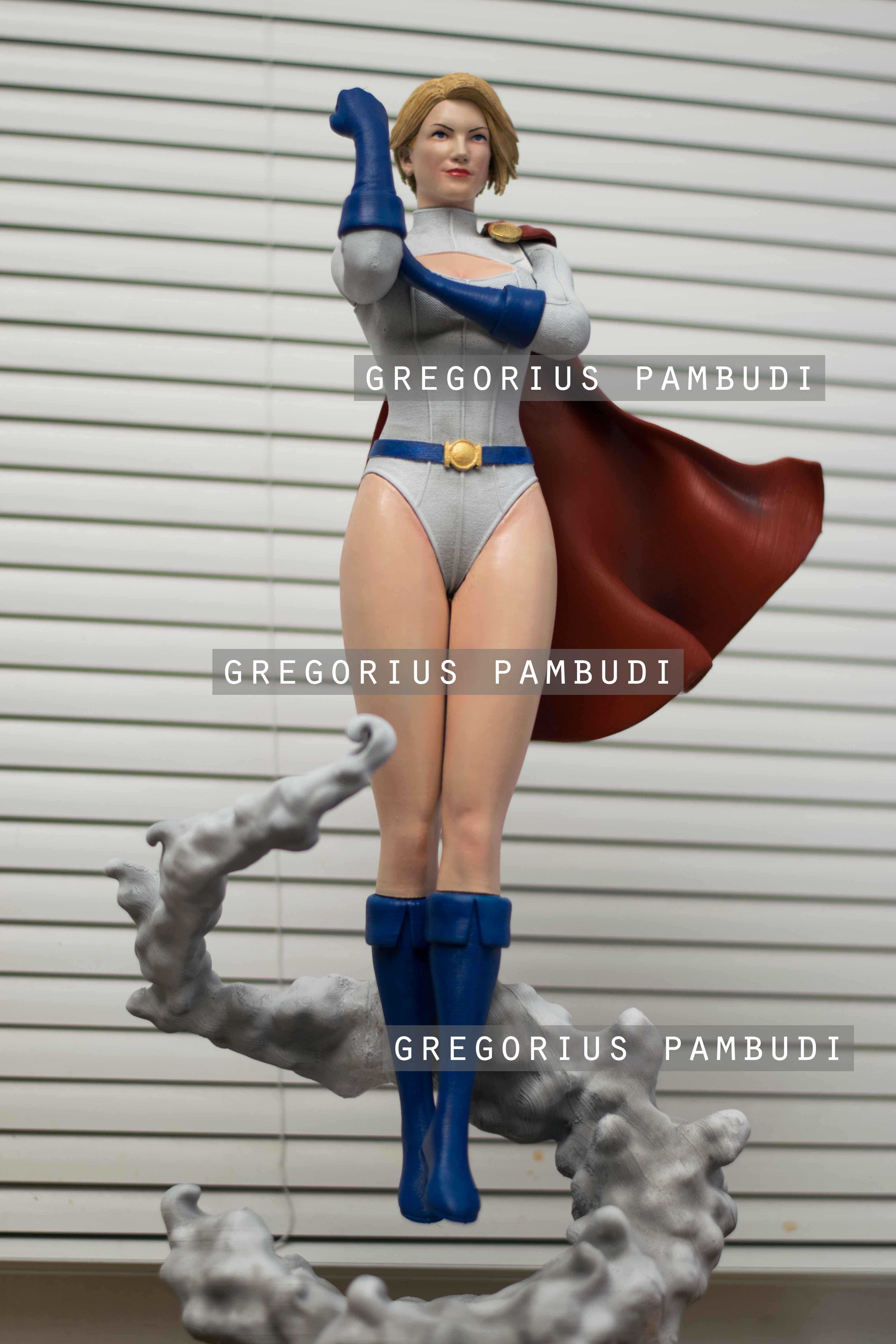 Power Girl Fan Art Statue 3d Printable 3D print model_19