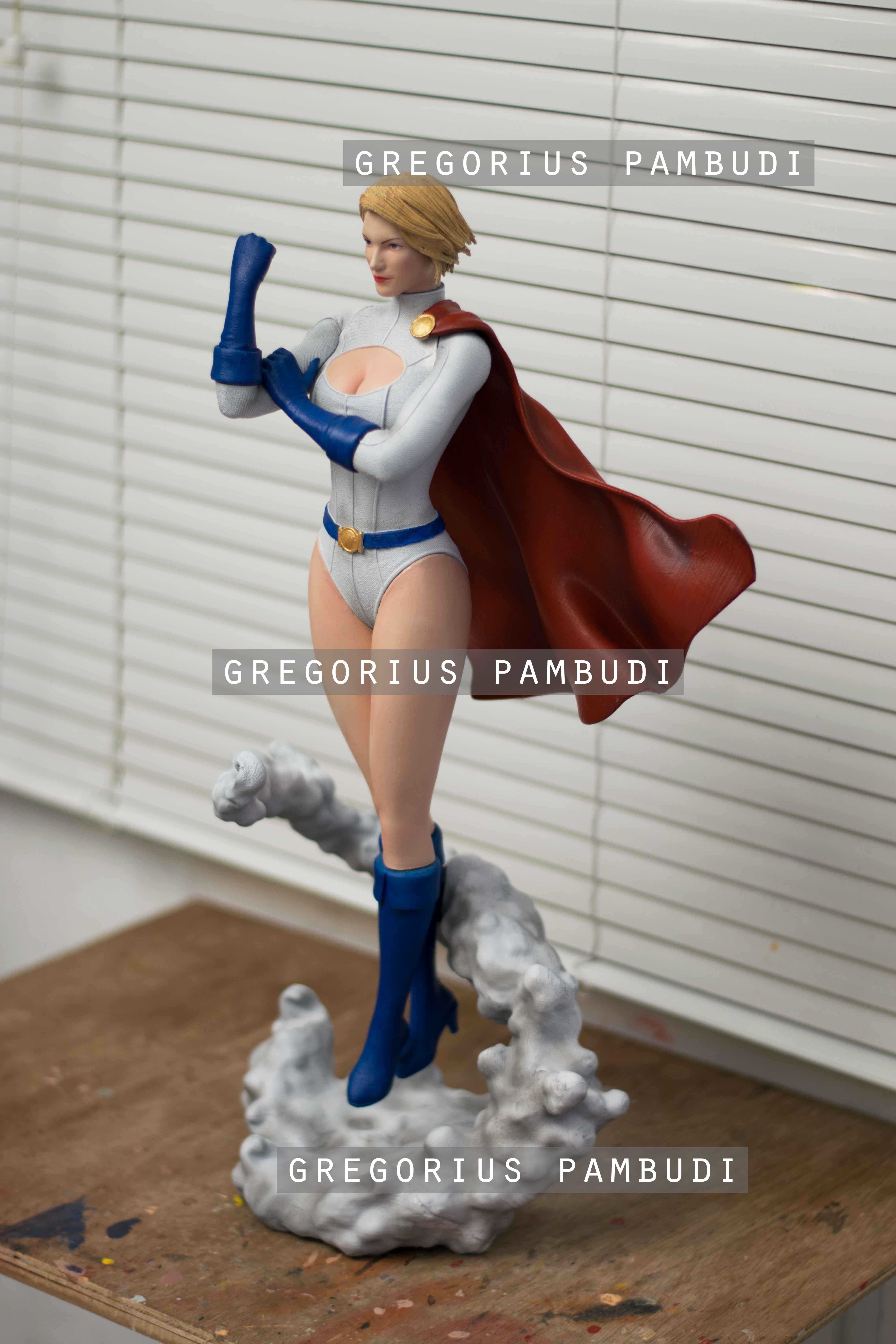 Power Girl Fan Art Statue 3d Printable 3D print model_17