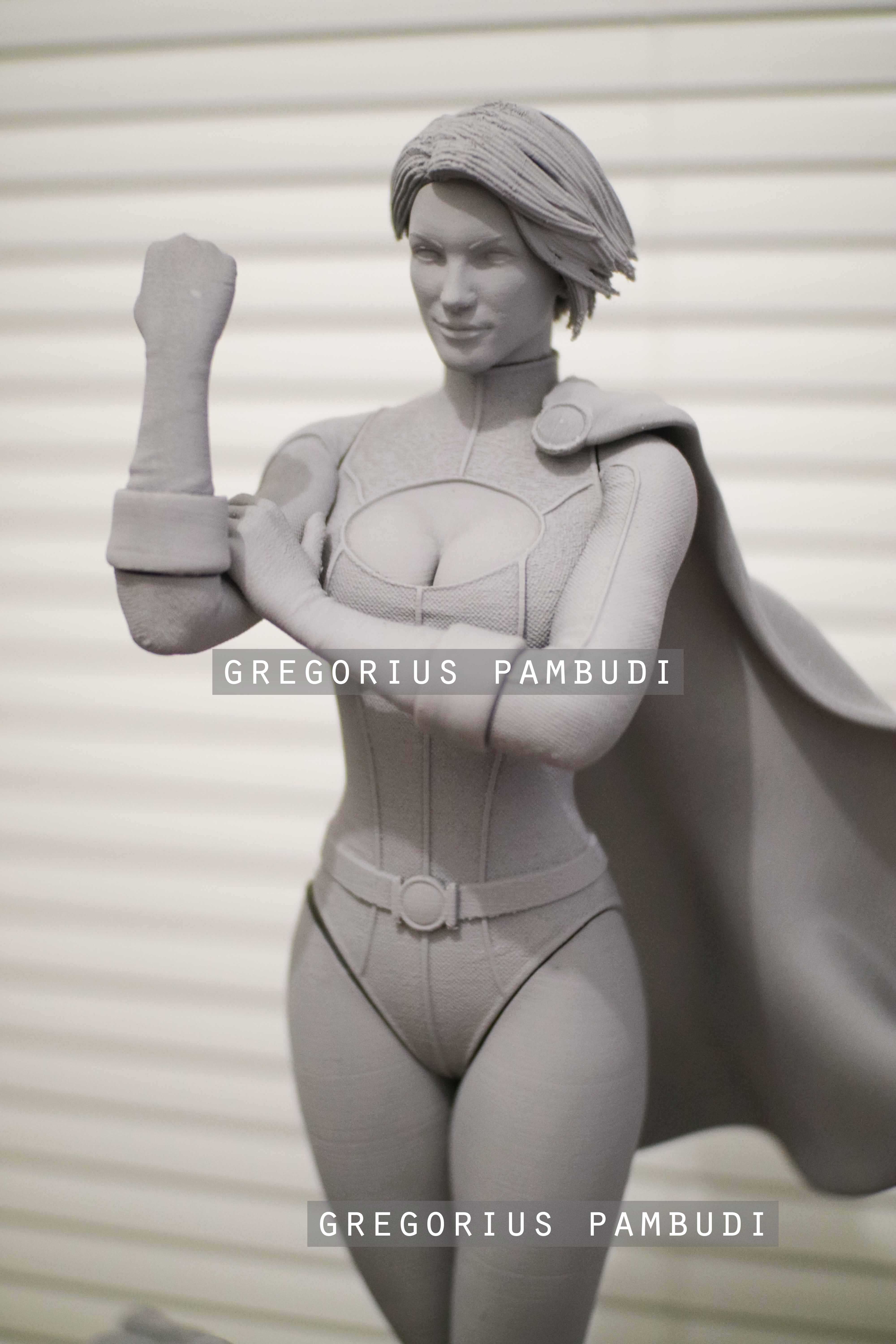 Power Girl Fan Art Statue 3d Printable 3D print model_35