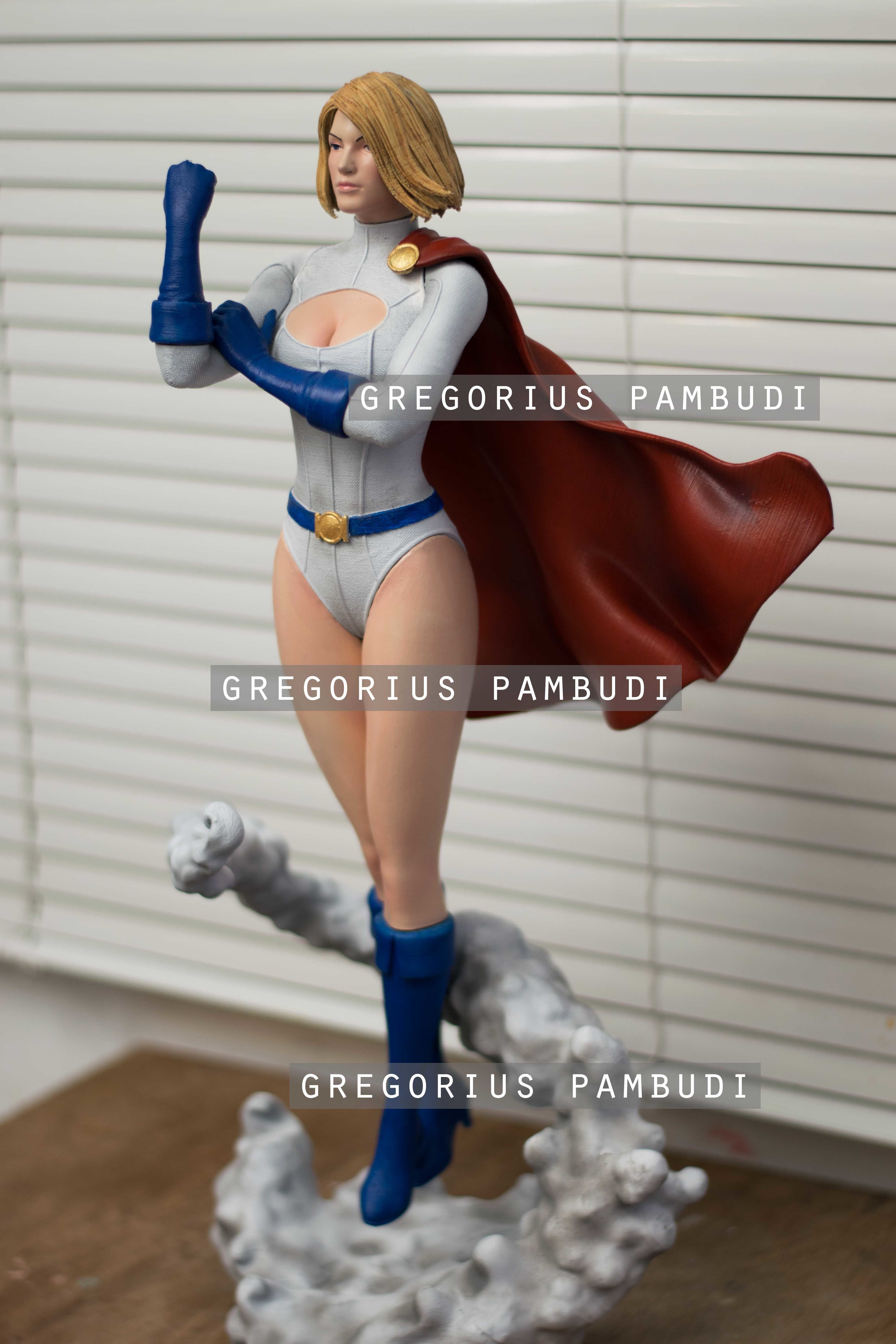 Power Girl Fan Art Statue 3d Printable 3D print model_20