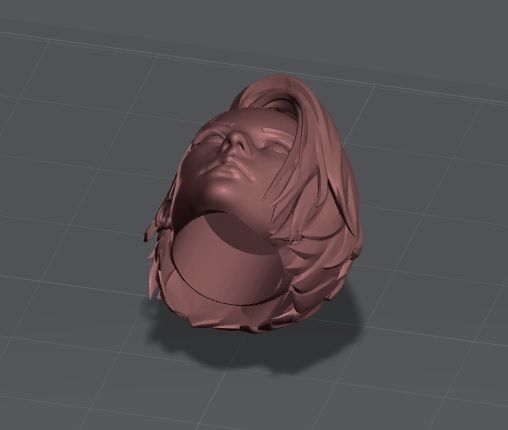 Jill Valentine - Headsculpt for Action Figures 3D print model_10