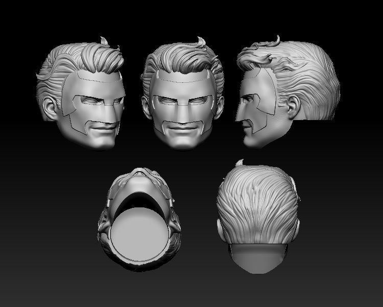 Kyle - Headsculpt for Action Figure 3D print model_2