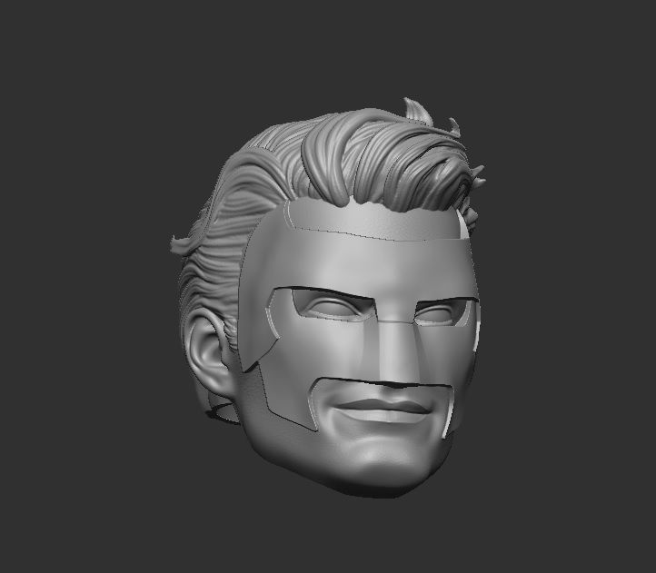 Kyle - Headsculpt for Action Figure 3D print model_3