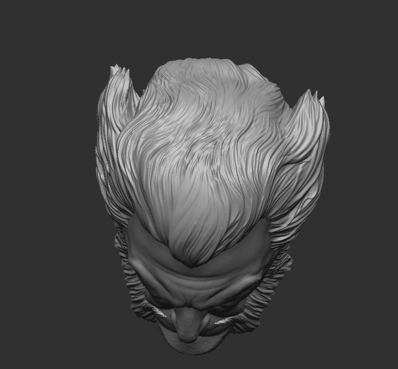 Ras - Headsculpt for Action Figures 3D print model_8