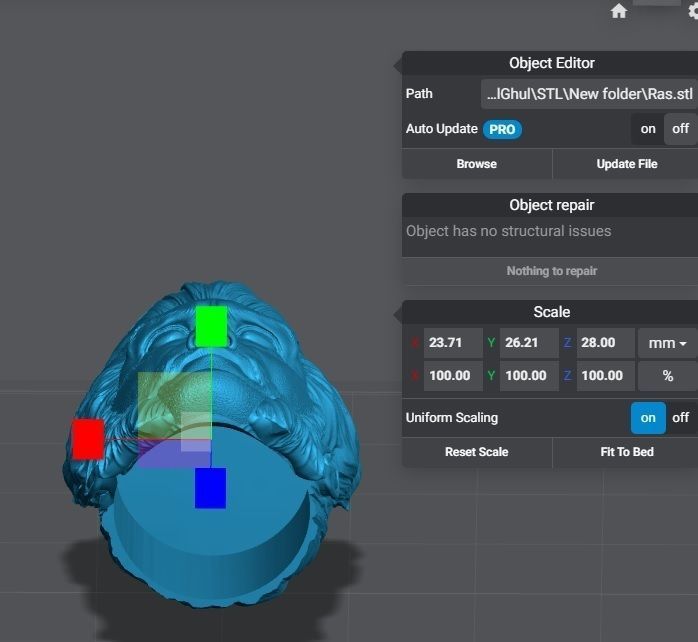 Ras - Headsculpt for Action Figures 3D print model_12