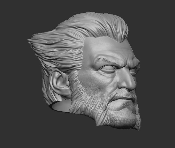 Ras - Headsculpt for Action Figures 3D print model_6