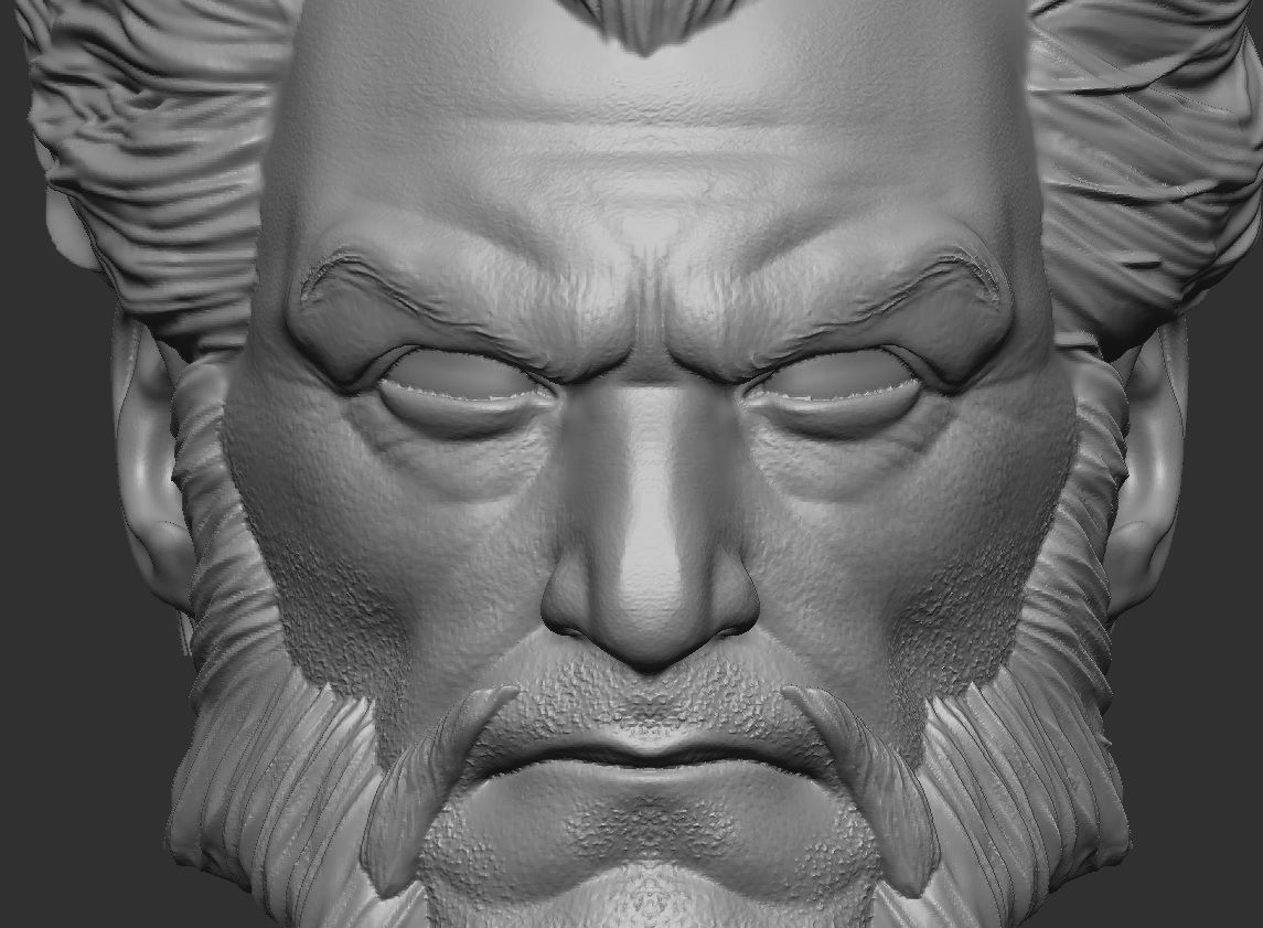Ras - Headsculpt for Action Figures 3D print model_9