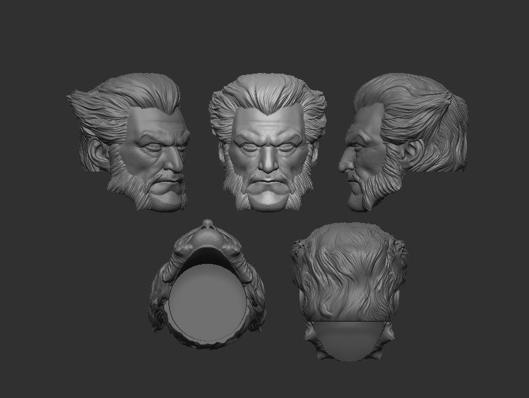 Ras - Headsculpt for Action Figures 3D print model_4