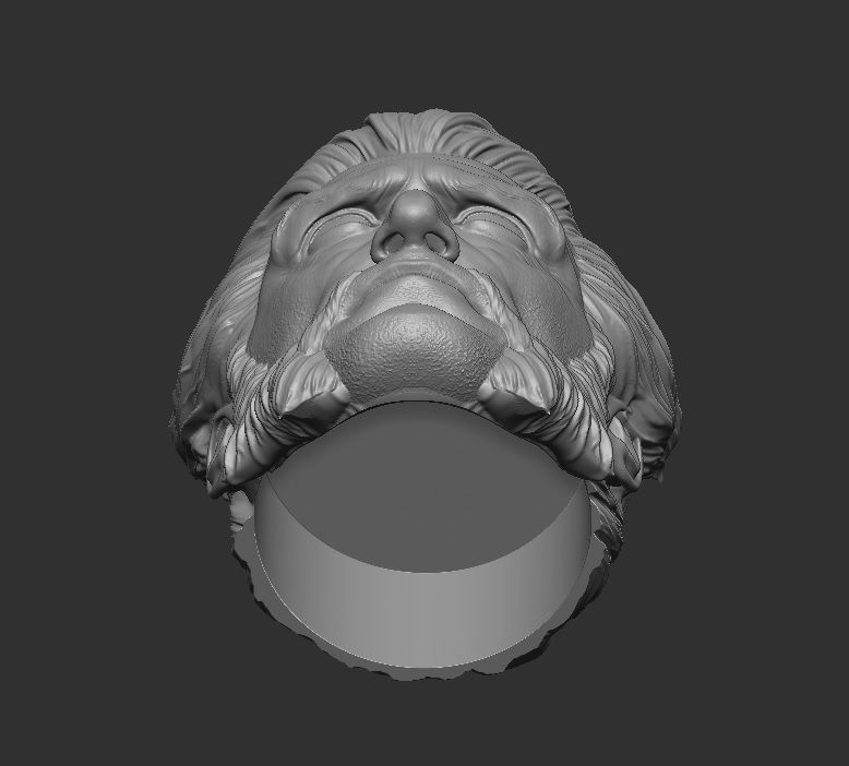 Ras - Headsculpt for Action Figures 3D print model_7