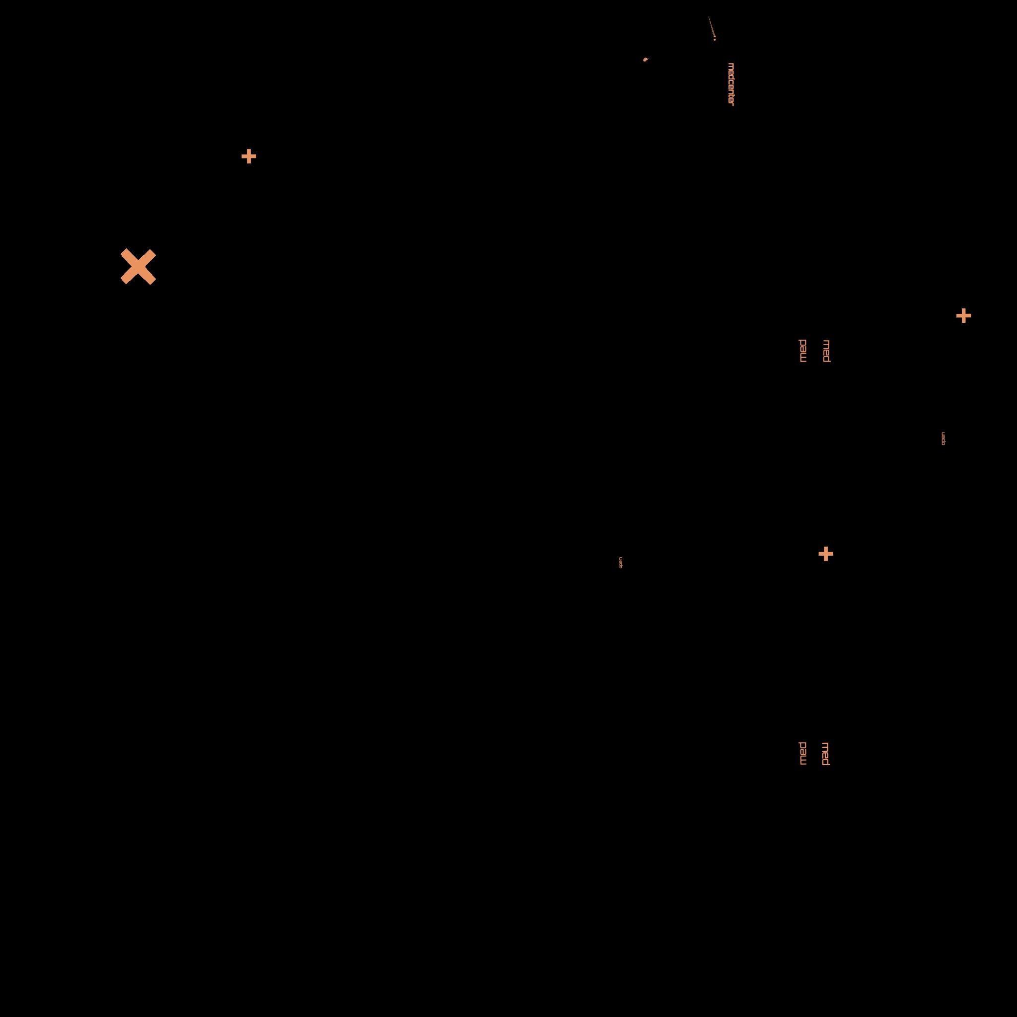 SciFi Hospital A04 Orange - Sci Fi Exterior Design Low-poly 3D model_24