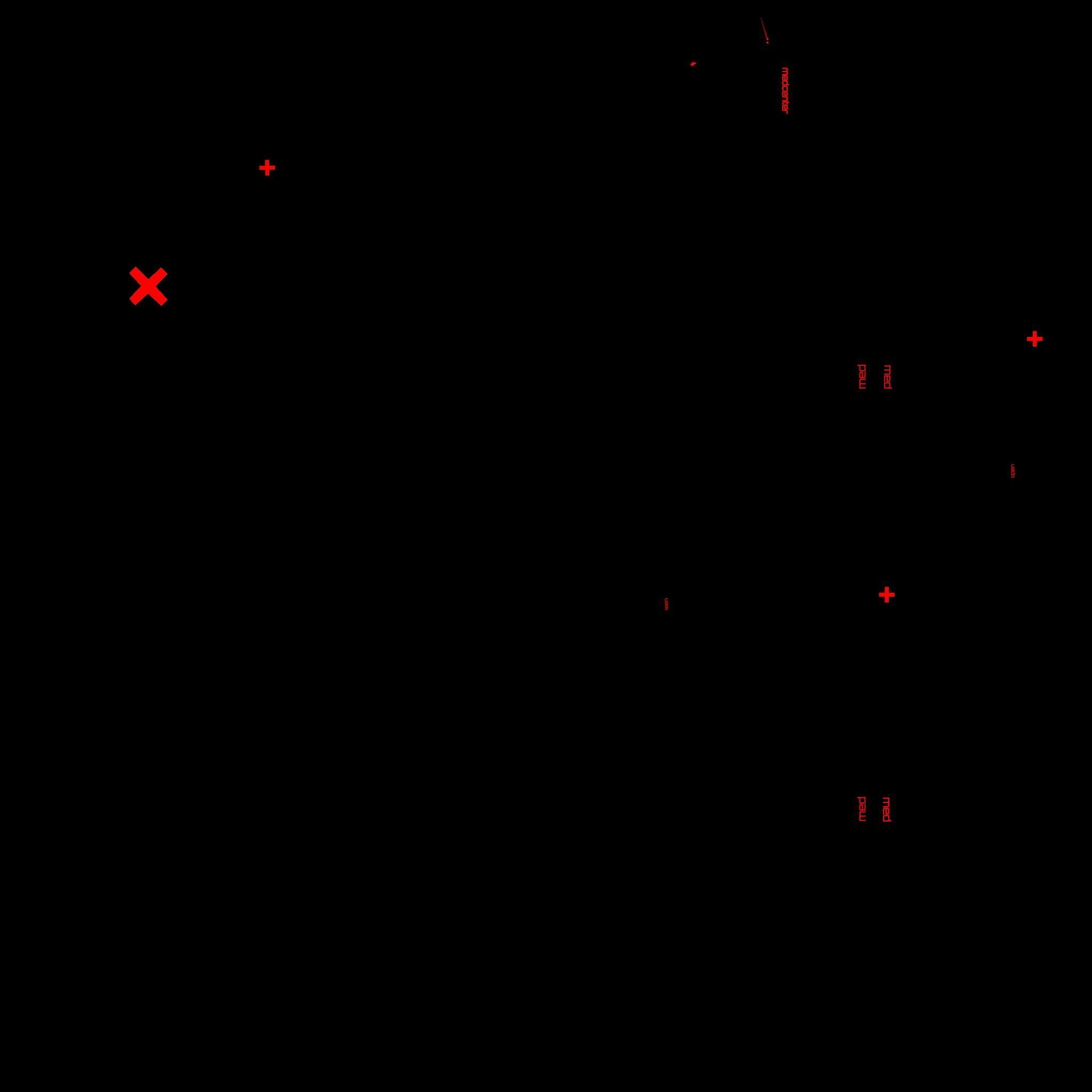 SciFi Hospital A05 Red - Sci Fi Exterior Design Low-poly 3D model_24