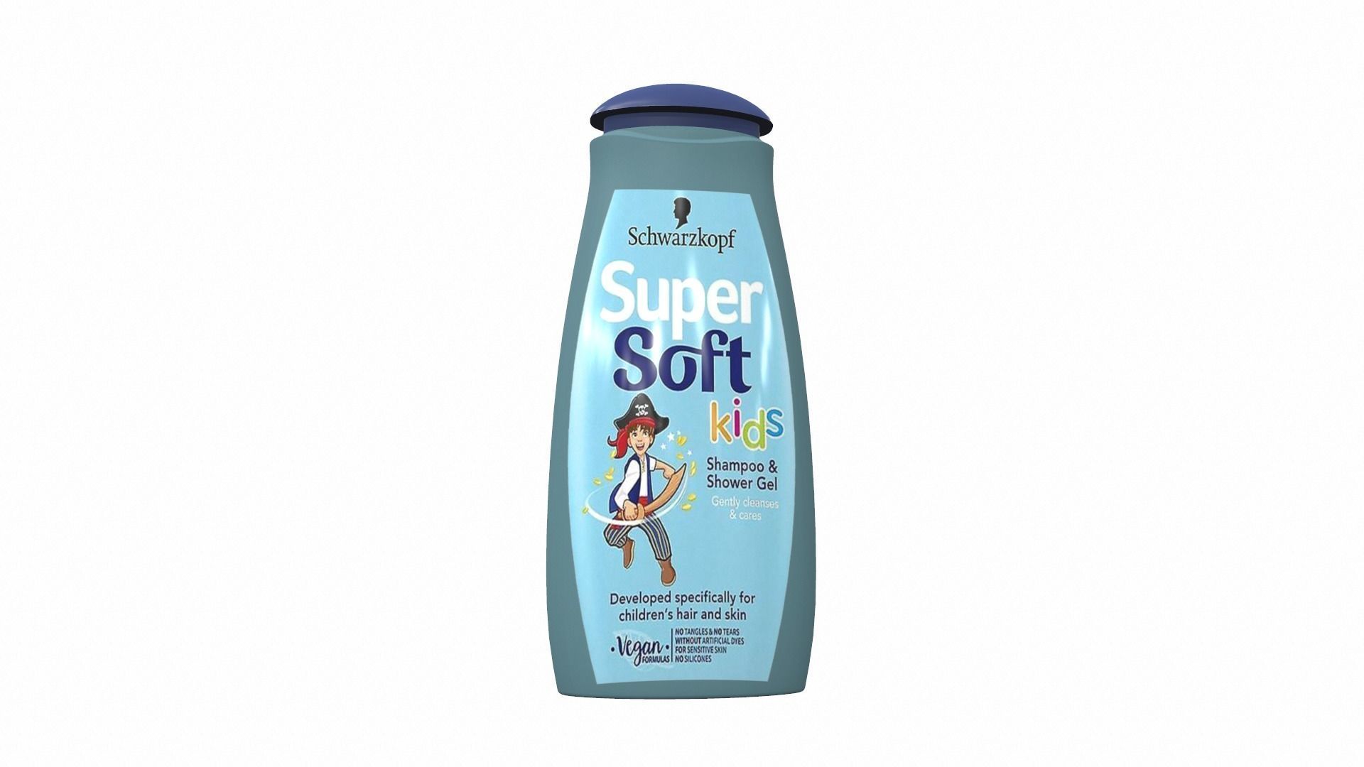 Shampoo Super soft 3D model_1