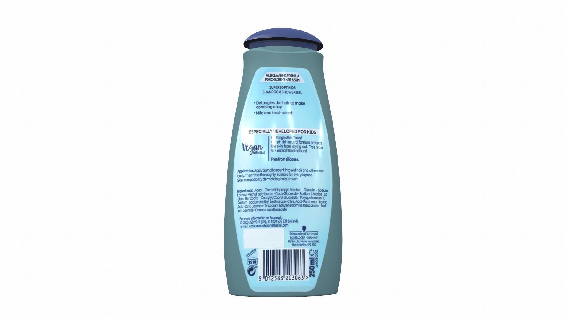 Shampoo Super soft 3D model_3
