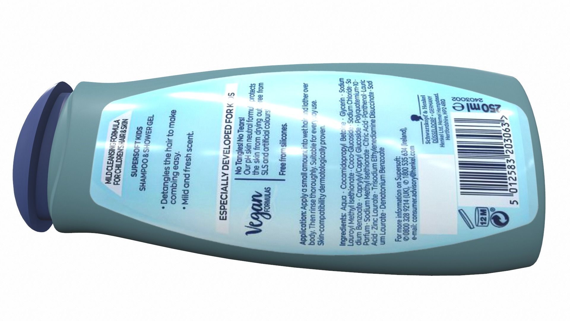 Shampoo Super soft 3D model_8