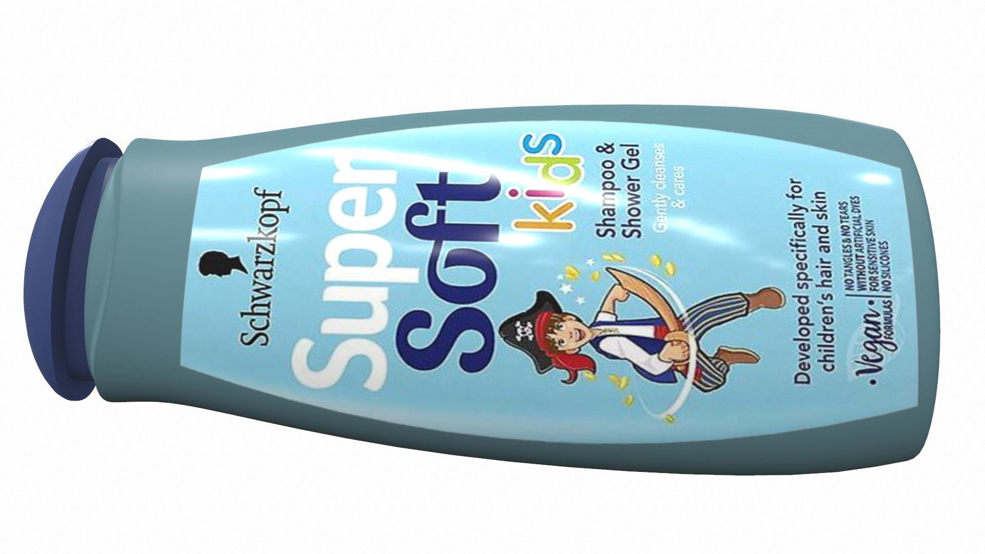 Shampoo Super soft 3D model_7