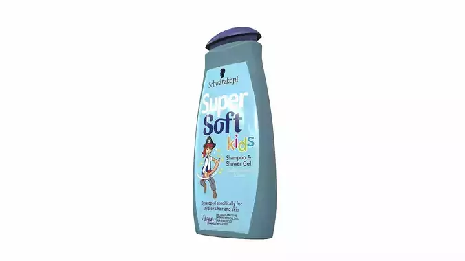Shampoo Super soft 3D model Shampoo Super soft 3D model