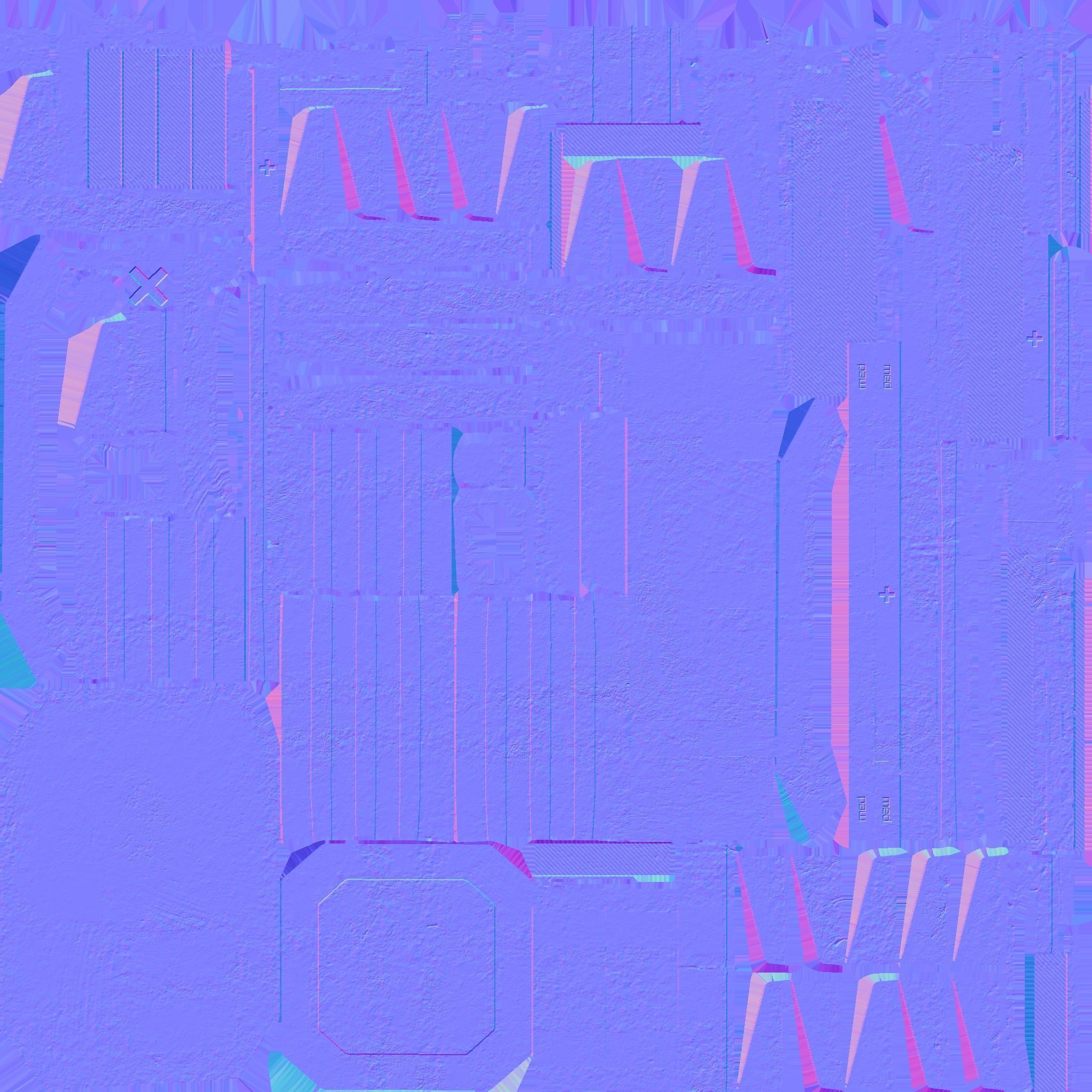 SciFi Hospital A10 Abandoned - Sci Fi Exterior Design Low-poly 3D model_27