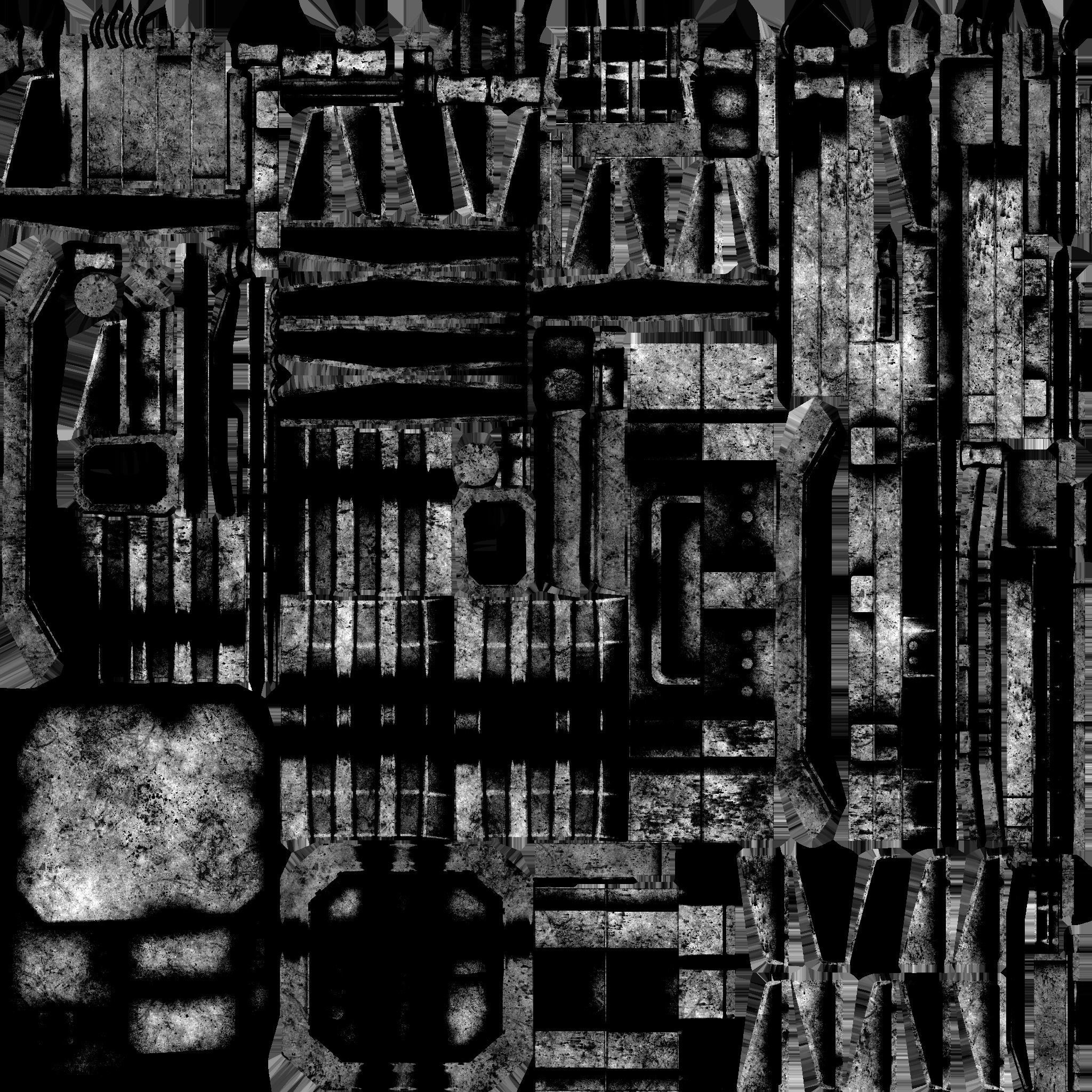 SciFi Hospital A10 Abandoned - Sci Fi Exterior Design Low-poly 3D model_26