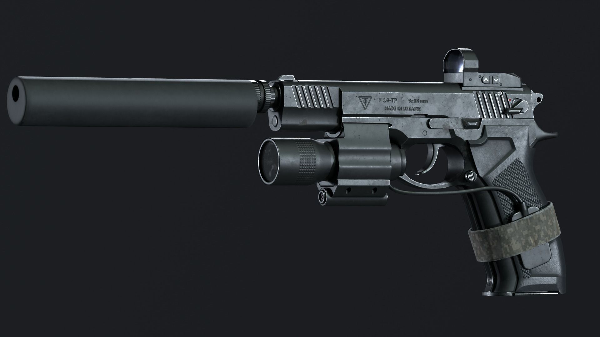 Fort-14 TP Special Forces Low-poly 3D model_8