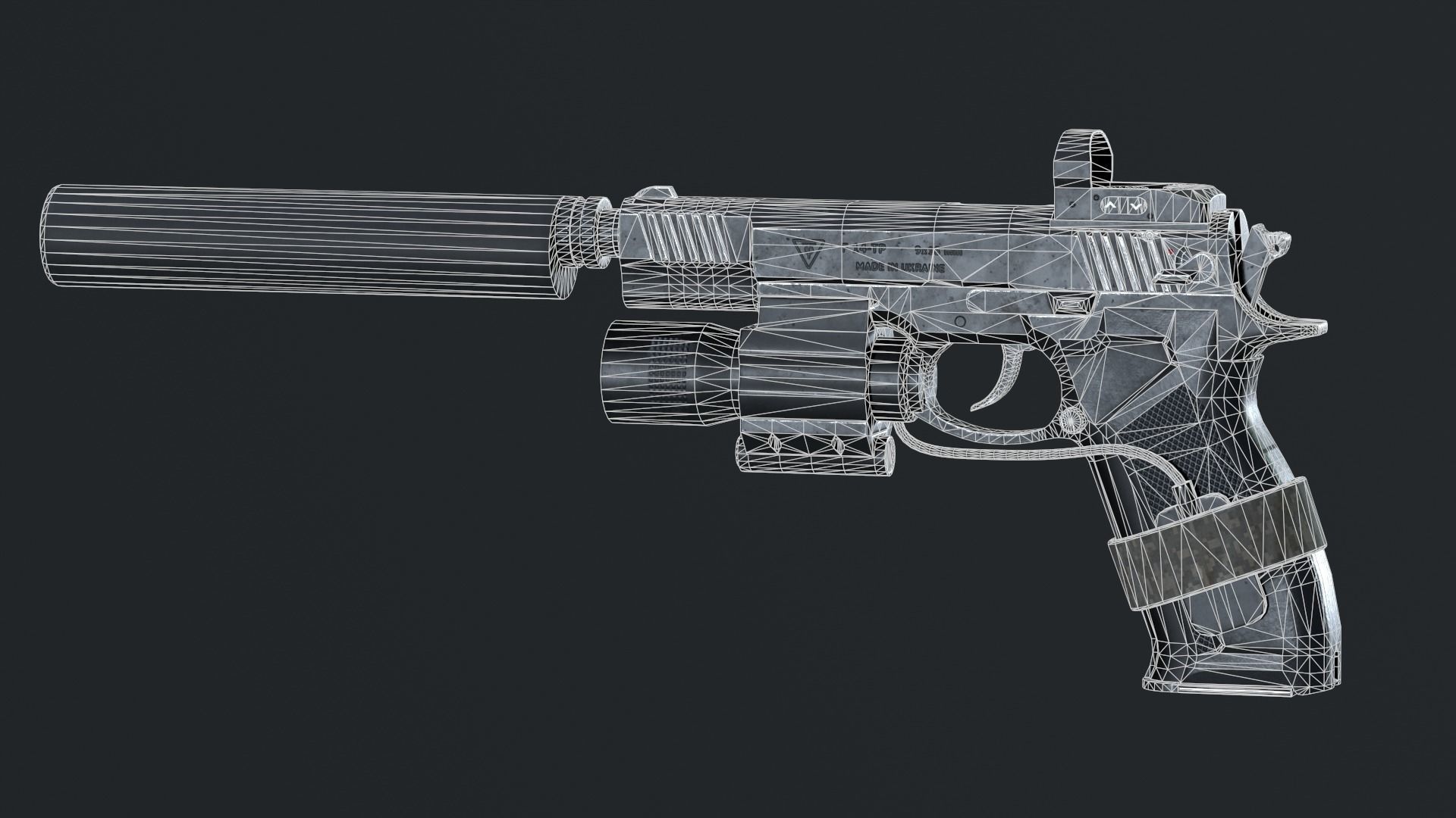 Fort-14 TP Special Forces Low-poly 3D model_18