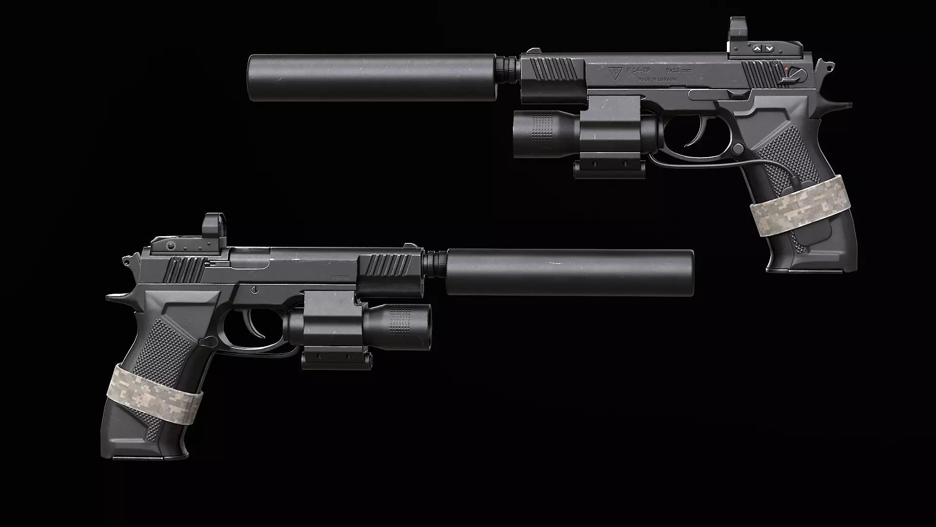 Fort-14 TP Special Forces Low-poly 3D model_1