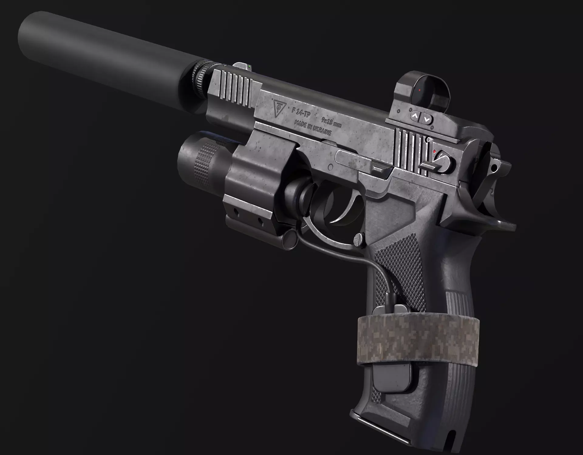 Fort-14 TP Special Forces Low-poly 3D model_0