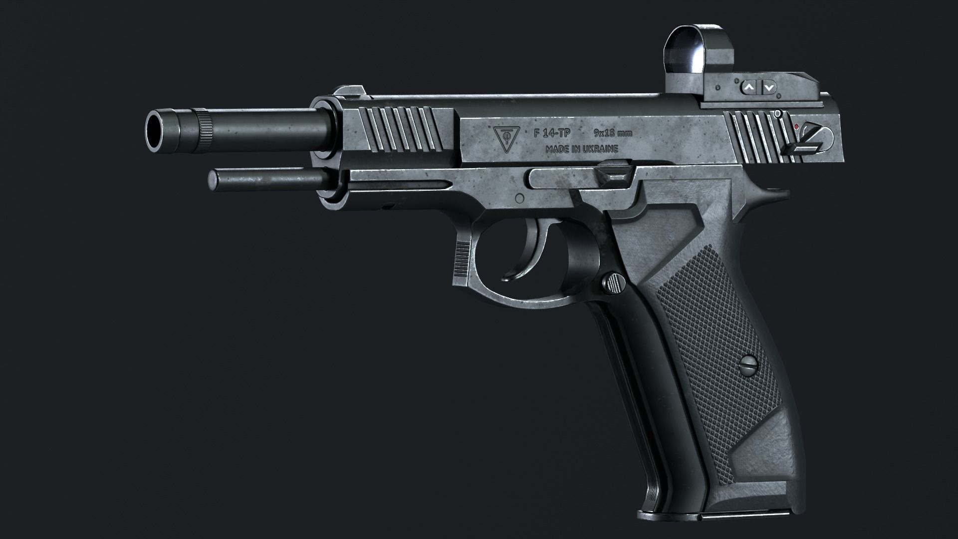 Fort-14 TP Special Forces Low-poly 3D model_12