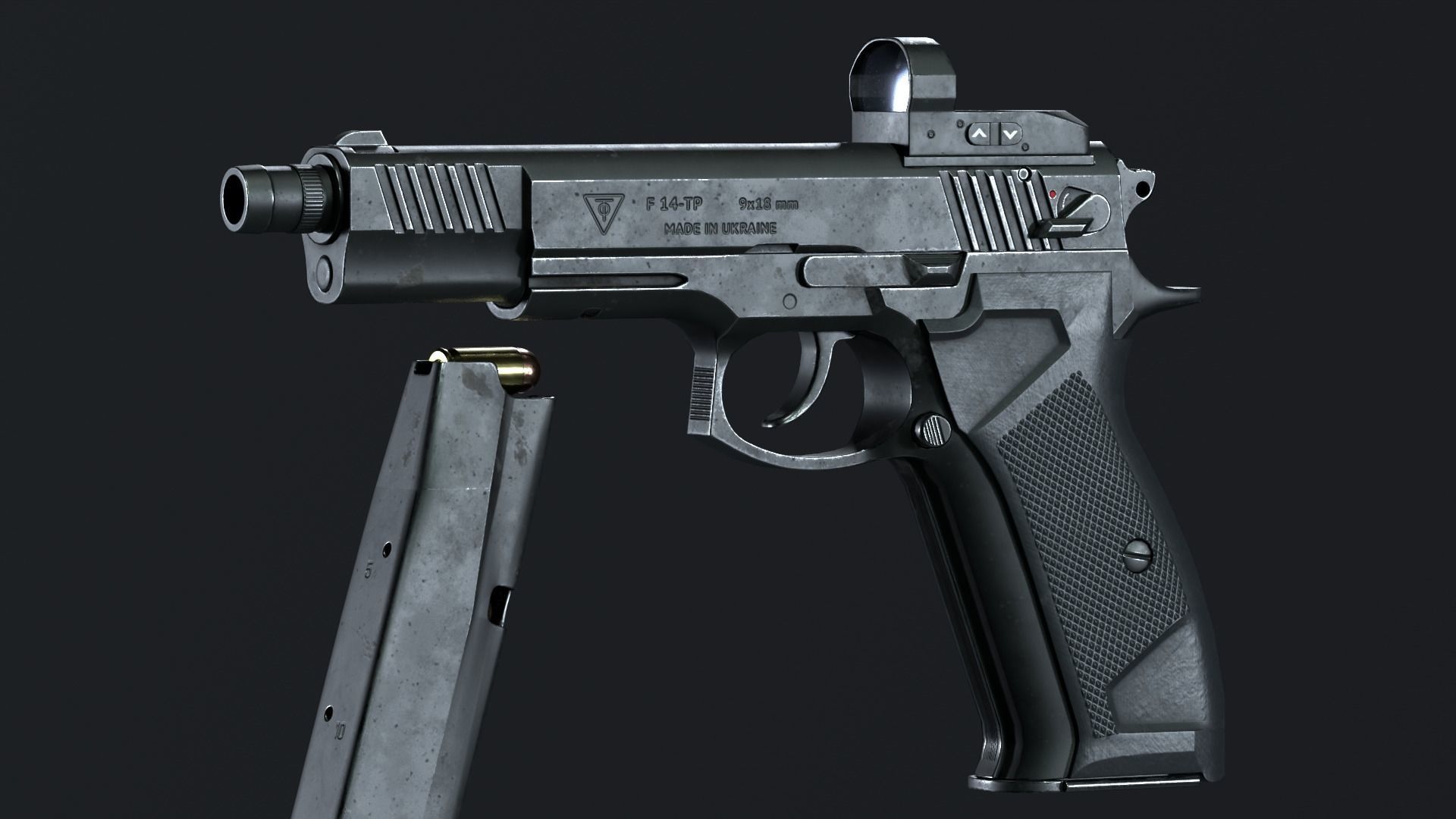 Fort-14 TP Special Forces Low-poly 3D model_11