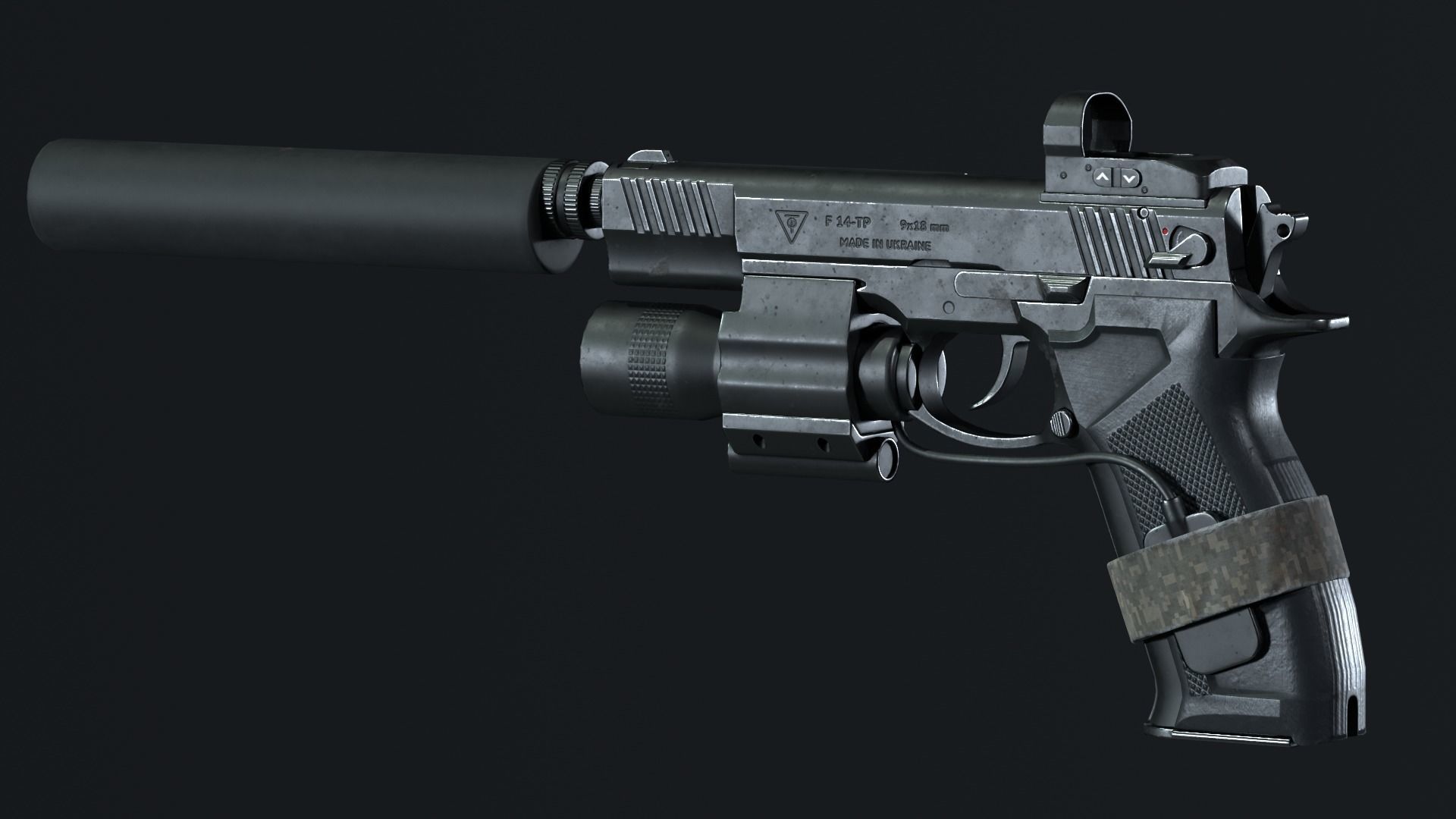 Fort-14 TP Special Forces Low-poly 3D model_17