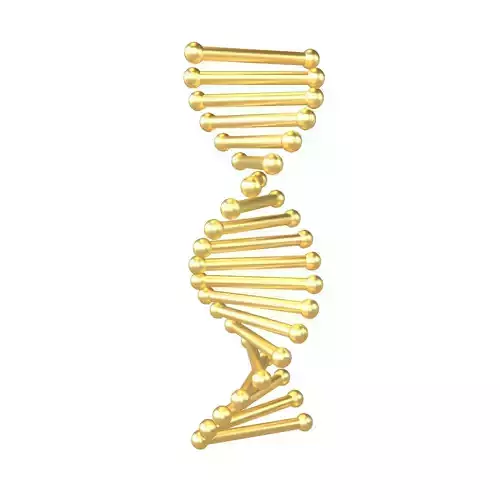 Cartoon DNA Molecule v2 010